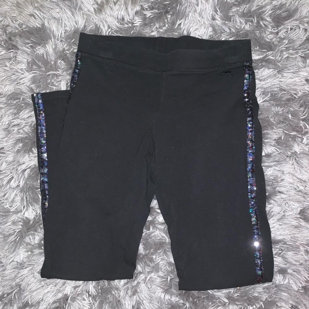 🌻 Bling Victoria’s Secret Pink Leggings 🌻
